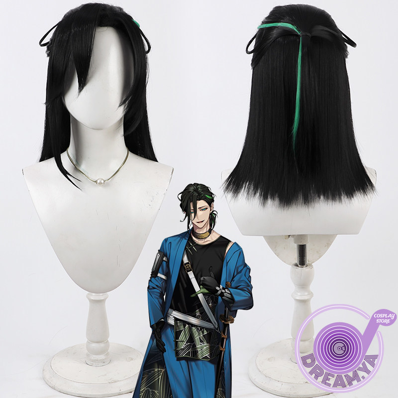 Synthetic Wigs - Парик для косплея Сасануки, Touken Ranbu,