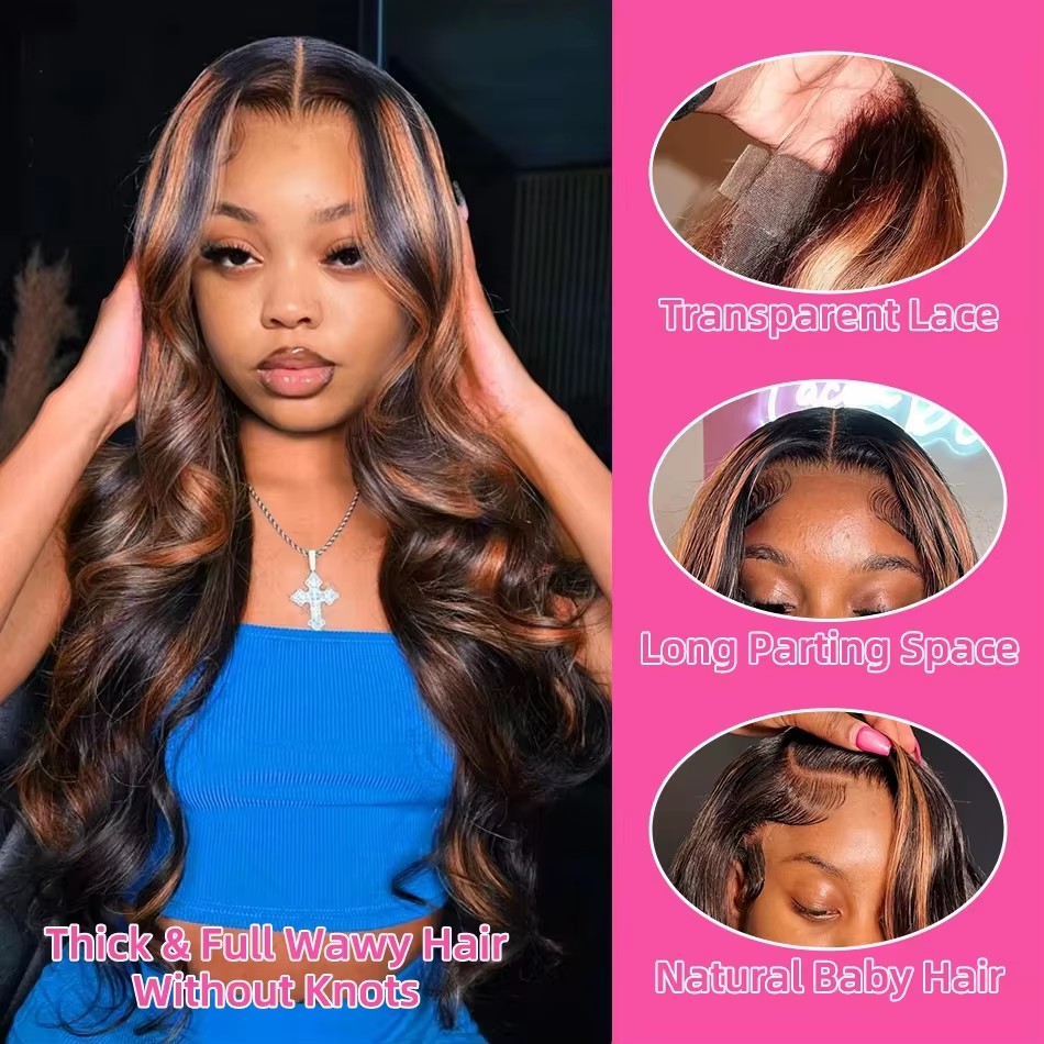 Парик с хайлайтами омбре, 13x4 – обзор и цена Lace Front Wigs