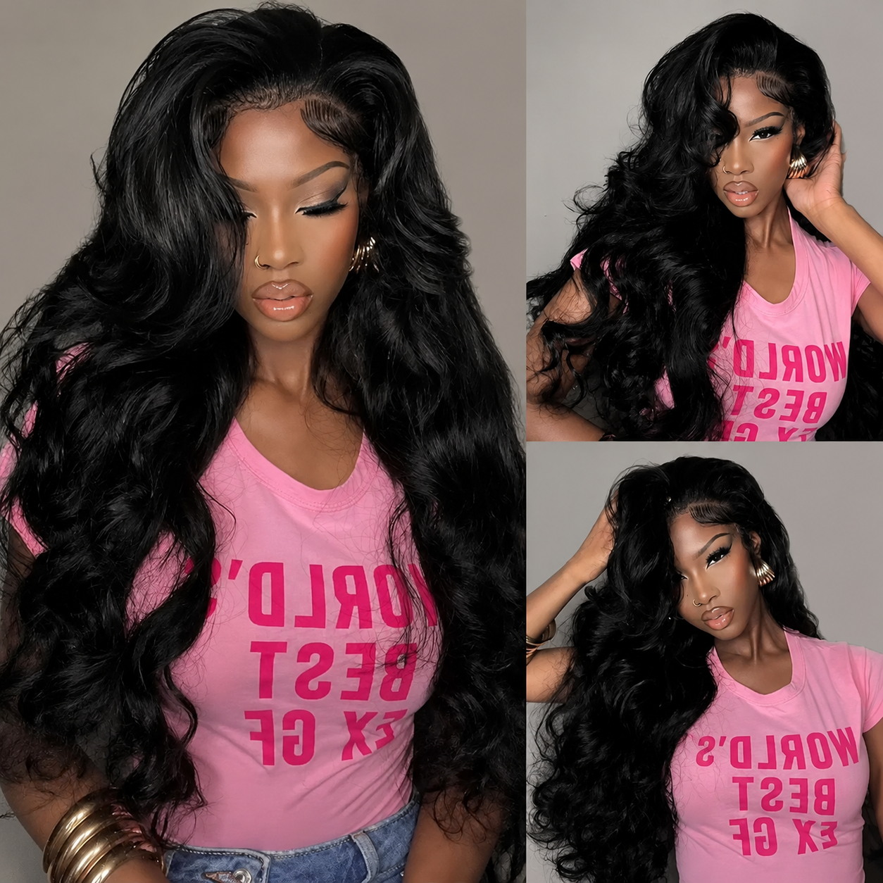 34-дюймовые парики из натураль – обзор и цена Hd Lace Frontal Wig Human Hair Pre Plucked