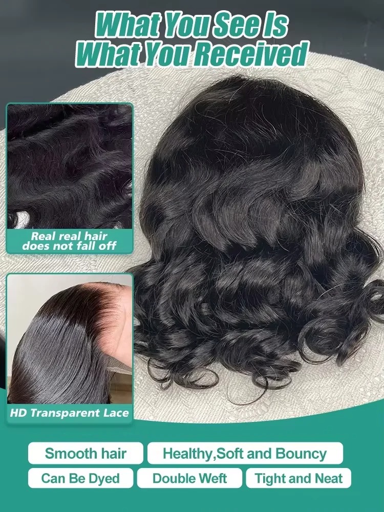 Парик-боб с волнистыми волосам – обзор и цена Glueless Wear And Go Human Hair Wig