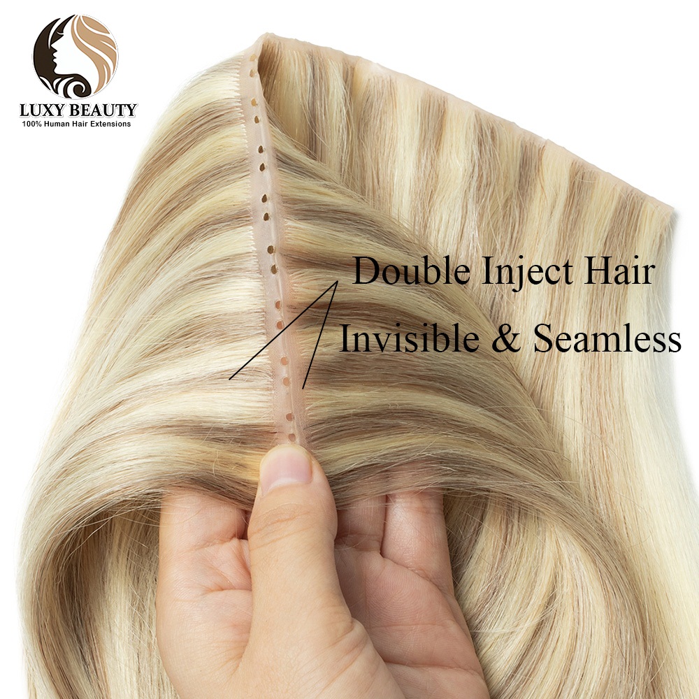 Светлые наращивание человеческ – обзор и цена Invisible Tape In Extensions Real Hair