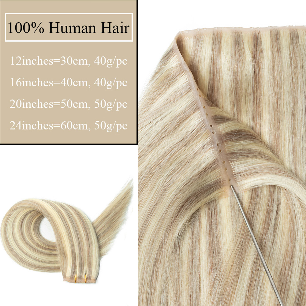 Светлые наращивание человеческ – обзор и цена Invisible Tape In Extensions Real Hair